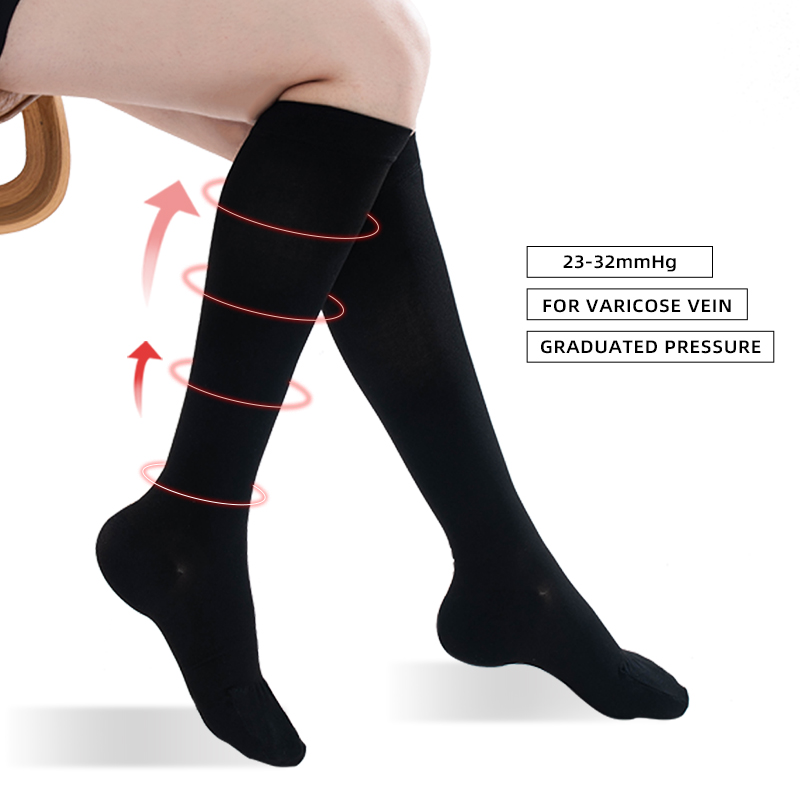 Compression Sock Medical - Legbeauty 23-32mmHg tıbbi sıkıştırma buzağı çorap