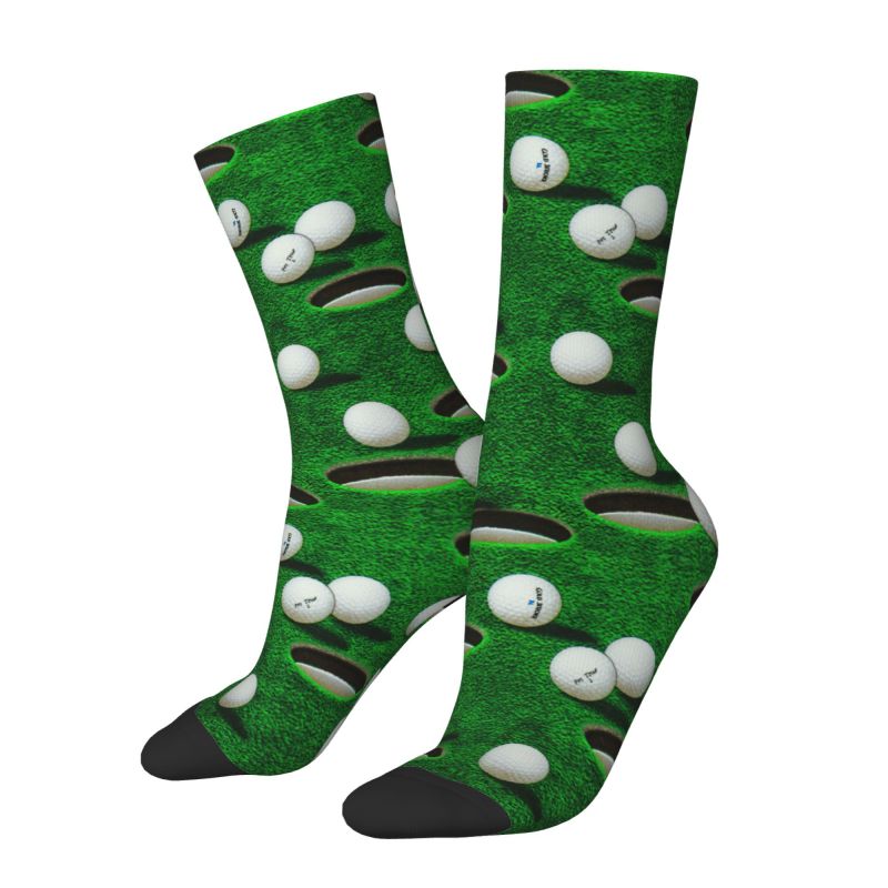 Dress Sock Men - Özel Golf Spor Yeşil Erkek Mürettebat