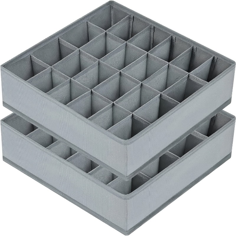2 Adet 24 Bölmeli Kumaş Çorap  - Sock Organizer Tray incelemesi ve fiyatı