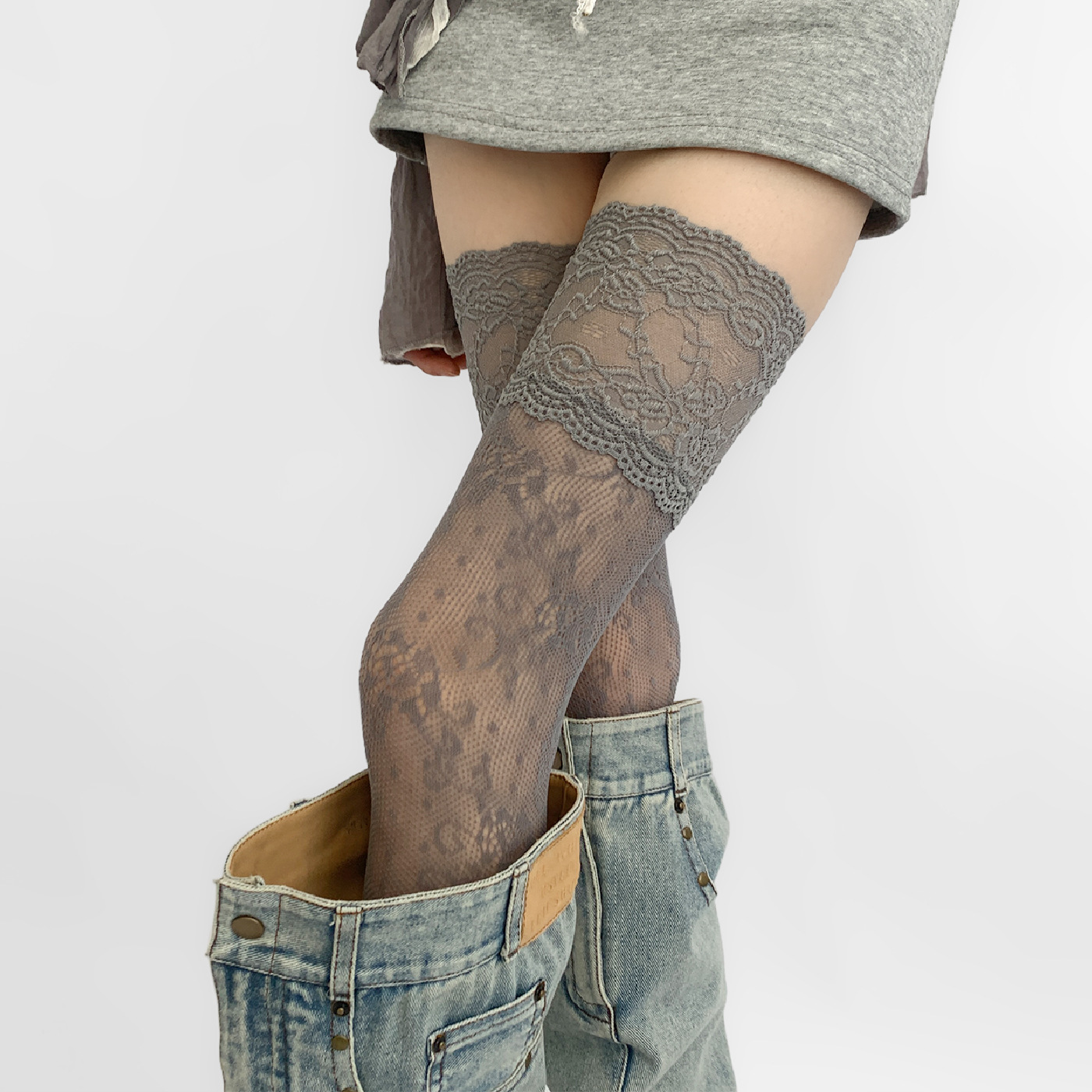 1/3 çift Kadın Çiçek Desenli D - Fishnet Stocking Women incelemesi ve fiyatı