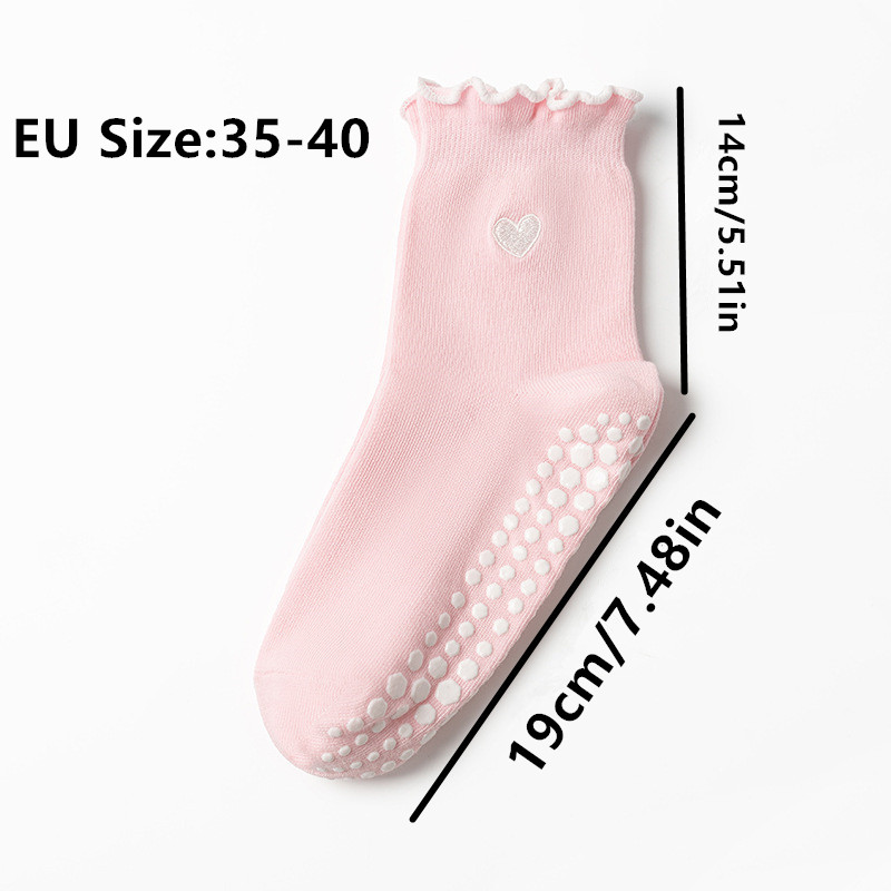 3 çift kadın kalp desenli fırf - Grip Sock Yoga incelemesi ve fiyatı