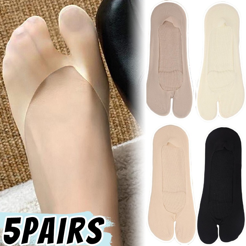 1/5 çift Kadın Buz İpek Tabi Ç - Toe Sock Split incelemesi ve fiyatı