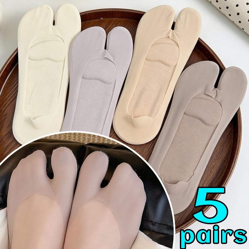 1/5 çift Kadın Buz İpek Tabi Ç - Toe Sock Split incelemesi ve fiyatı